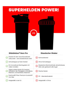 Assault Fitness Shaker - Shielmixer Hero Pro 700ml 2